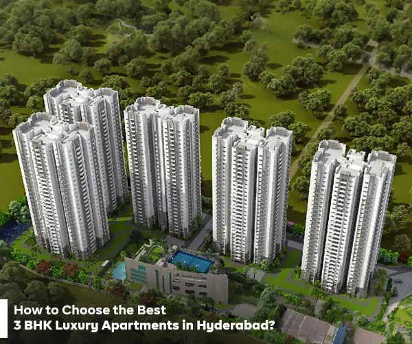 3 BHK luxury apartments in Hyderabad for sale with premium amenities and modern design