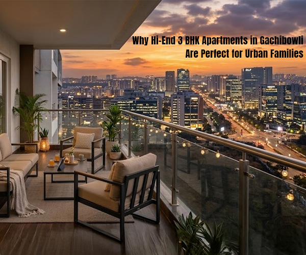 3 BHK Apartments in Gachibowli