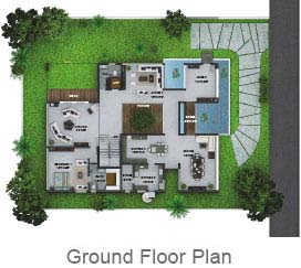 East Facing First Floor Plan