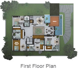 East Facing Second Floor Plan