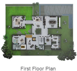 East Facing First Floor Plan