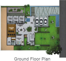 East Facing Ground Floor Plan