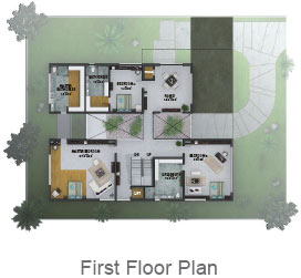 East Facing First Floor Plan