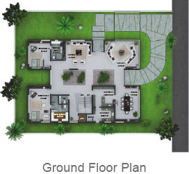 East Facing Ground Floor Plan