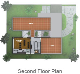 East Facing Second Floor Plan