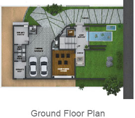 East Facing Ground Floor Plan