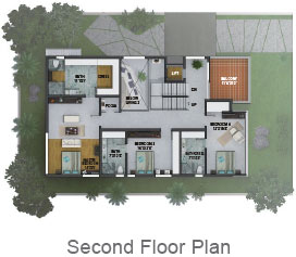 East Facing Floor Second Plan