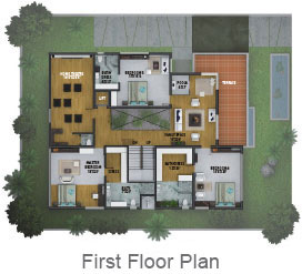 East Facing First Floor Plan