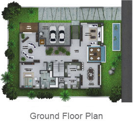 East Facing Ground Floor Plan