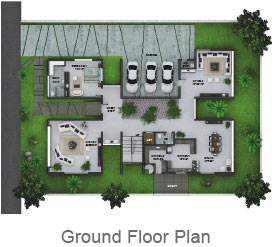 West Facing Ground Floor Plan