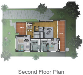 West Facing Floor Second Plan