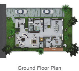 West Facing Ground Plan