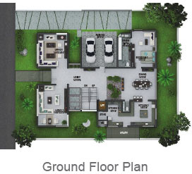 West Facing Ground Floor Plan