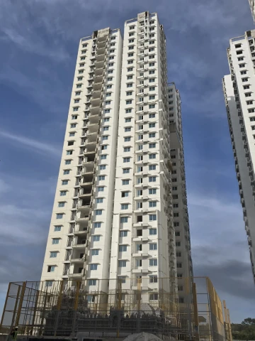 E – BLOCK: Structure completed.