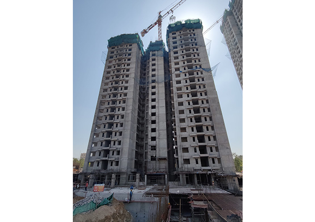 Block C: 20th Floor Shuttering Under Progress