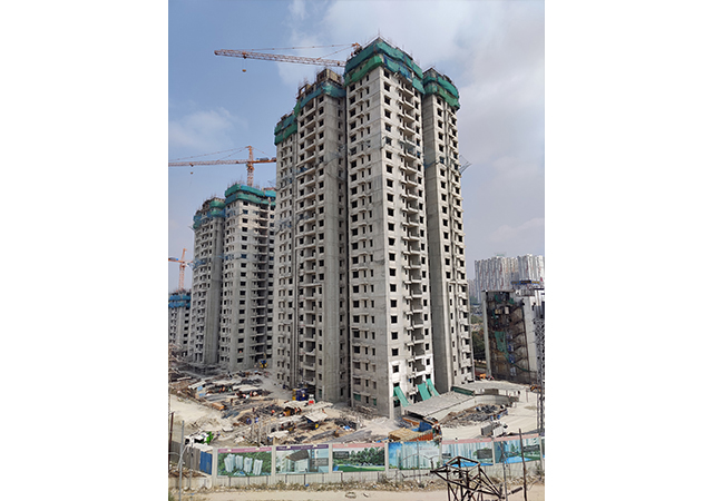 A-block 25th Floor Shuttering Under Progress