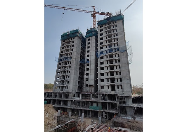 BLOCK-C: 14th Floor Shuttering Under Progress